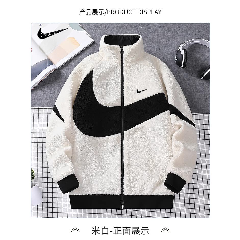 Men's 2024 Winter Reversible Lamb's Wool Casual Cotton Clothes Men's Warm Cotton Clothes Tops Jackets Women's Thickened Warmth