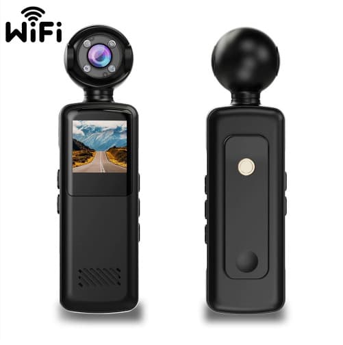 Cross-border HD Portable WiFi Camera Recorder Outdoor Sports Wearable Recorder Thumb Camera Body Camera
