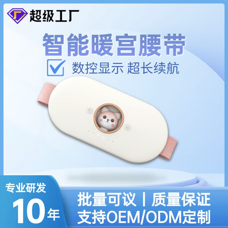 New Vibration Heating Massage Waist Belt Set for Home Use, Ideal Gift with Warm Therapy