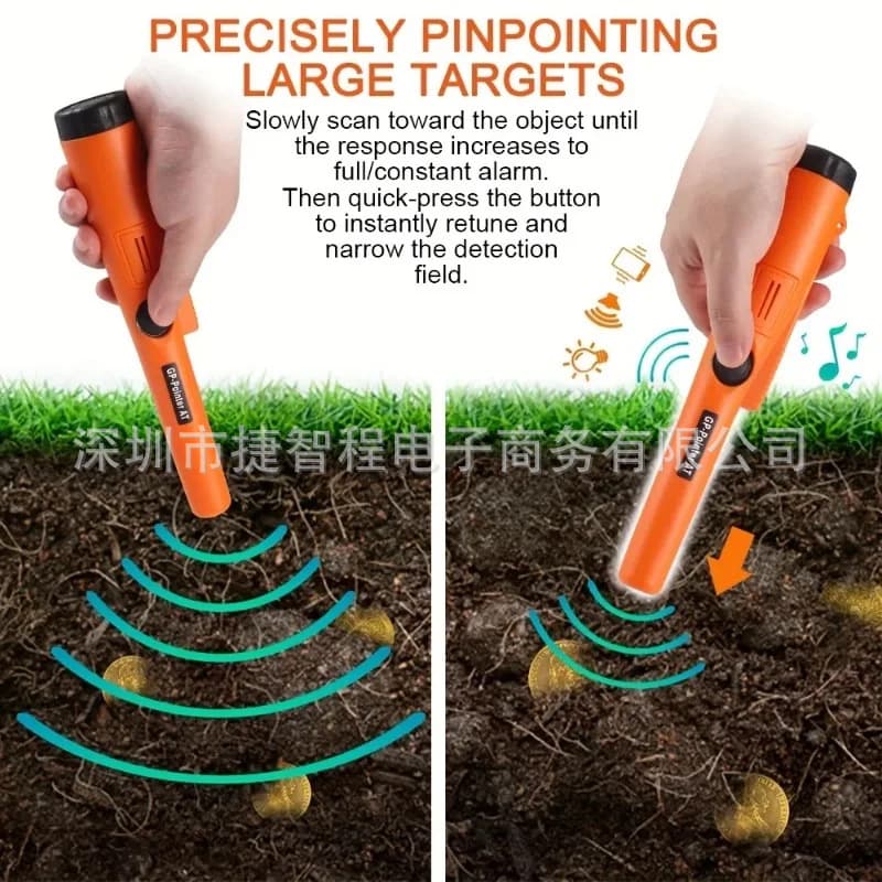 New GP-POINTER AT Metal Detector Fully Waterproof Locator Rod Detection Rod