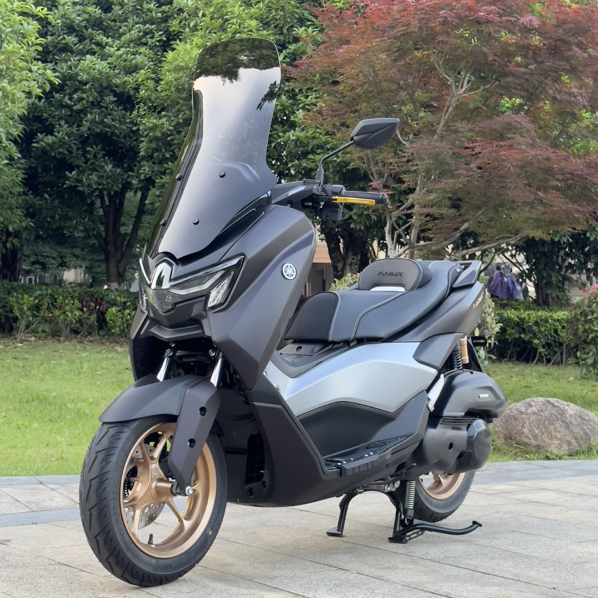 For 2025 Yamaha NMAX155 Modified Windshield NMAX Upgrade Raised Windshield Glass Raised Wind Deflector