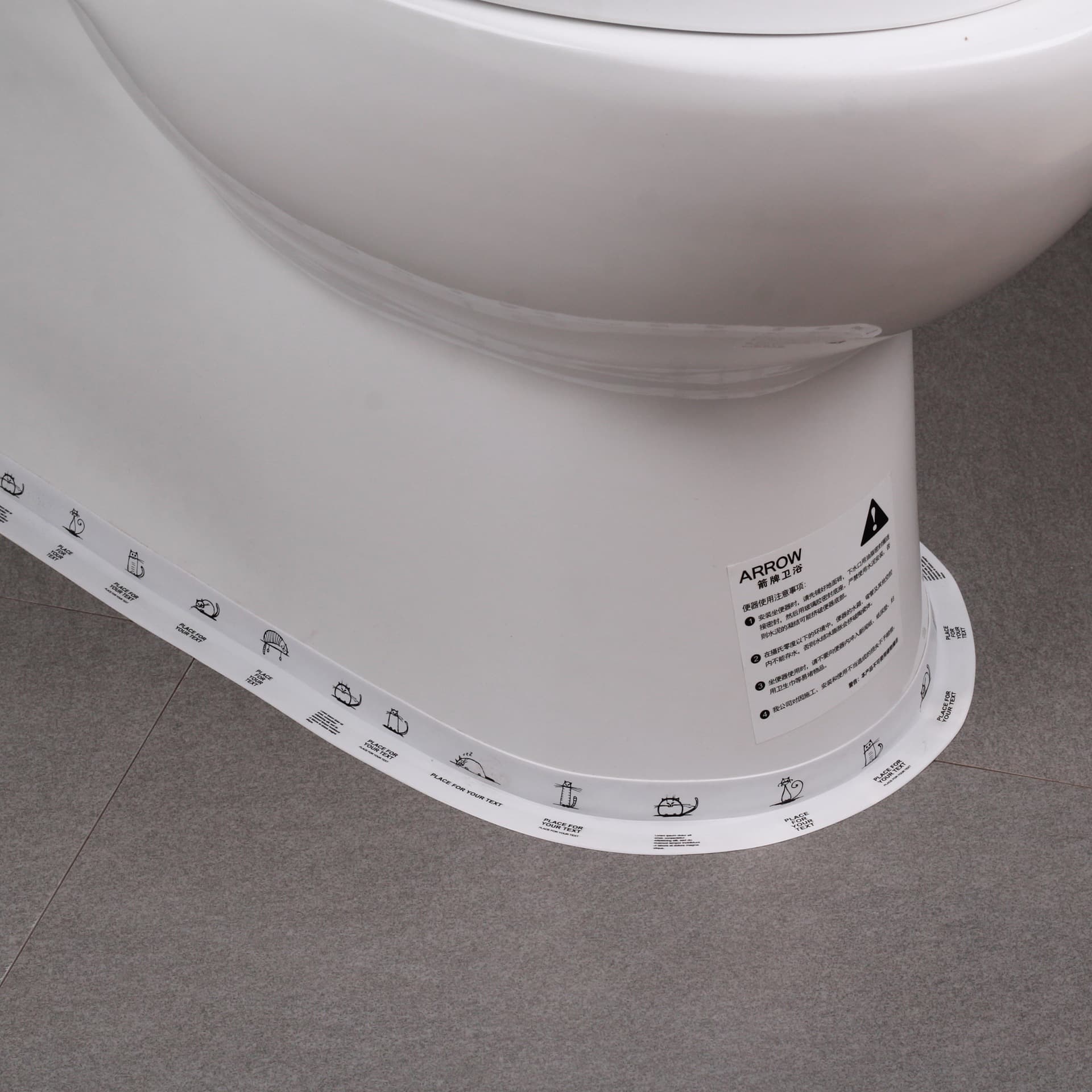 Toilet and Stove Waterproof Anti-Mold Caulk Strip, Kitchen and Bathroom Sink Edge Sealing Tape, Gap Decorative Trim Strip