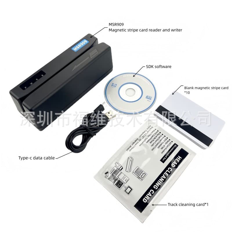Factory Direct MSR909 Magnetic Stripe Card Read/Write Device Dual Function Multi-functional Read/Write Device Encoder
