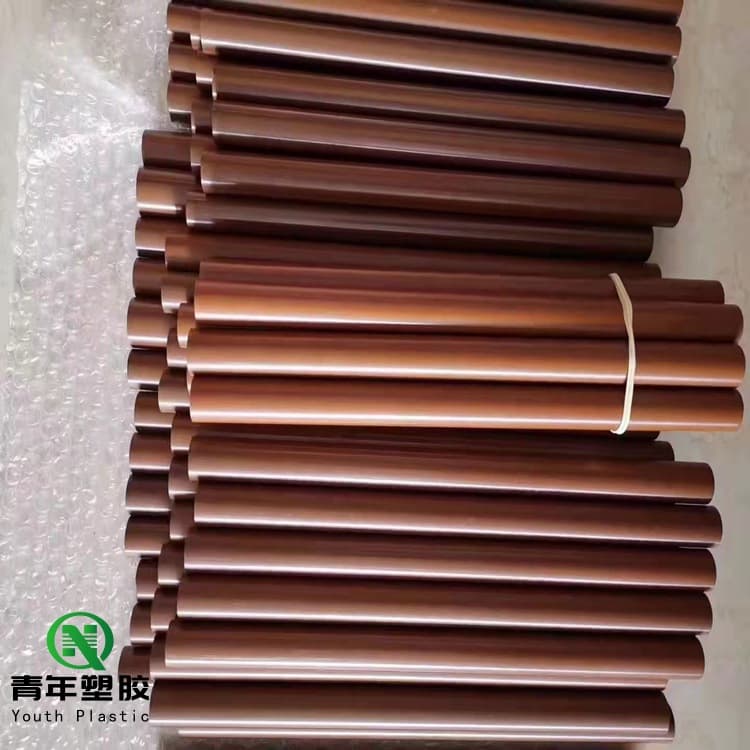 PI sheet/rod DuPont USA tan Vespel-SP1 polyimide round rod black temperature resistant 400°C