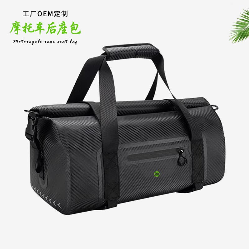 Motorcycle Rear Seat Bag Waterproof Tail Bag Pannier Riding Bag Biker Travel Gear Men's Motorcycle Saddlebag Customizable