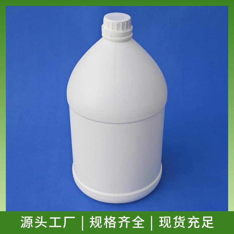 3.8L Small Mouth Plastic Round Bottle, Thickened Body, Factory Direct for Shower Gel and Glue Packaging
