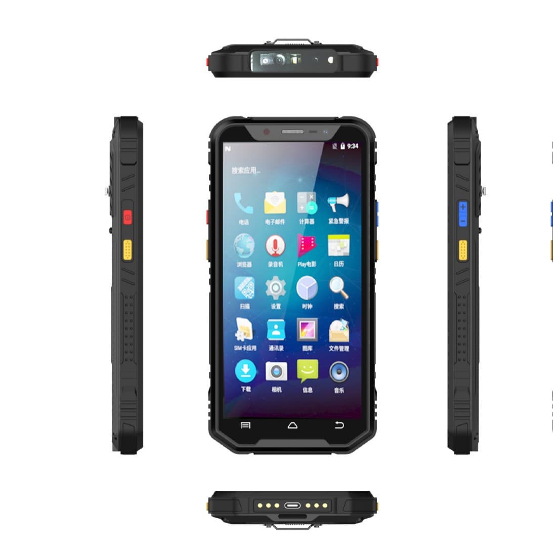 5.99-inch Large Screen Android 12 Handheld Terminal Barcode Scanning Ticket Verification Warehouse Inventory ERP Factory PDA Handheld Device