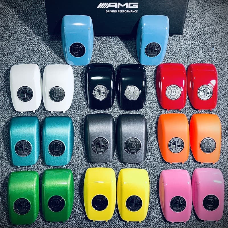 Mercedes-Benz Remote Key Back Cover AMG Key Shell Modified New E-Class C-Class GLC-Class New A-Class GLE Original Back Cover Shell