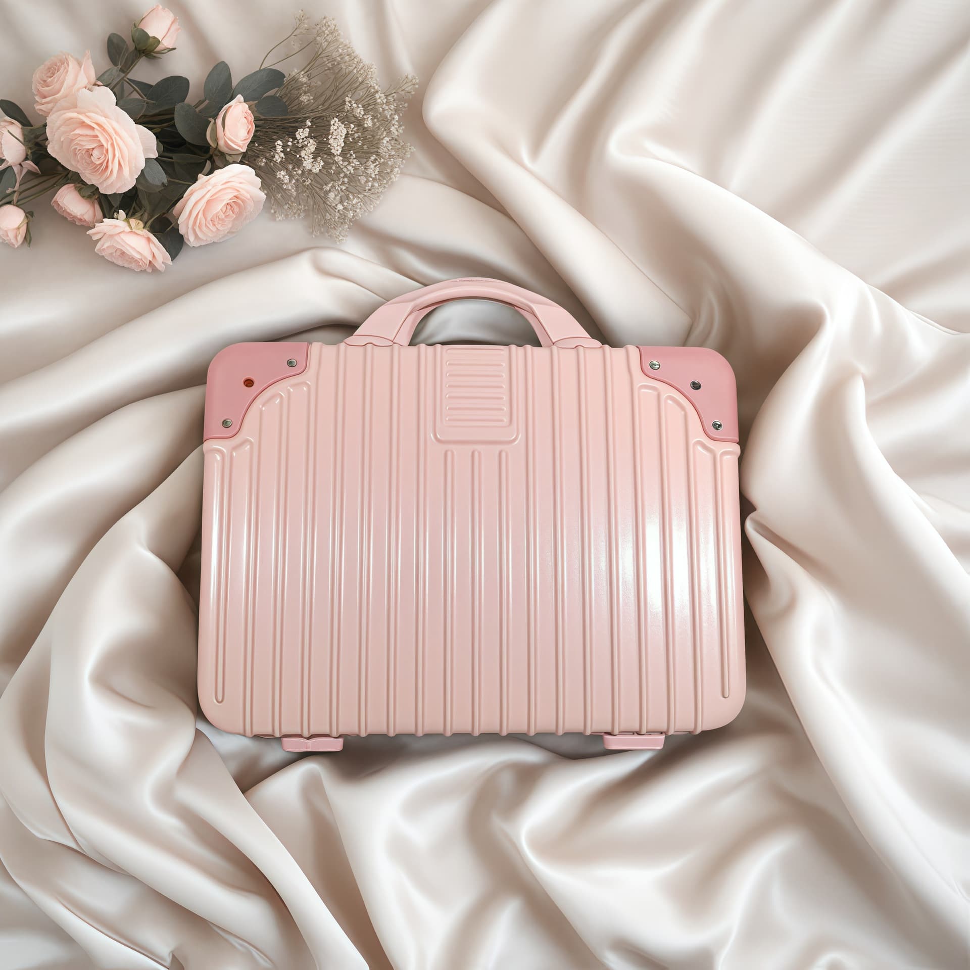 14-inch mini wedding and holiday gift box/carry-on suitcase/makeup case