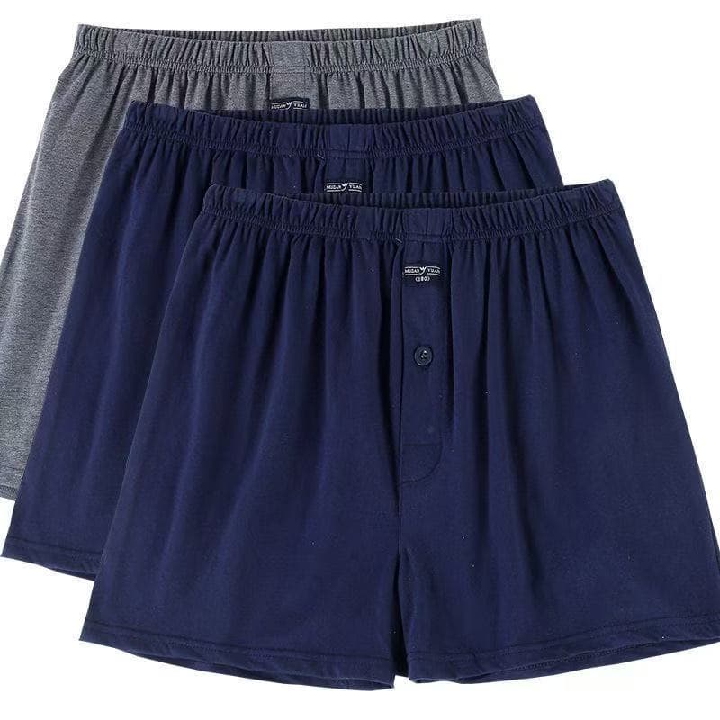 Xinjiang Cotton Men's Pure Cotton Loose Boxer Briefs High-Waist Plus Size Four-Corner Shorts Summer Thin Home Pants