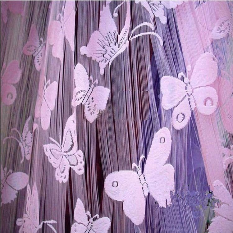 Door Curtain, Line Curtain, Partition Tassel, Bay Window Curtain, Wedding Decoration, Transparent Encrypted Silk Thread Curtain, Home Use