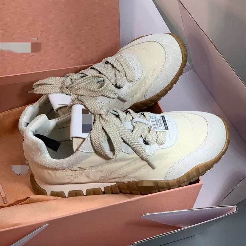 High-quality genuine leather comfort height-increasing retro German training shoes, breathable flat casual sneakers, classic board shoes