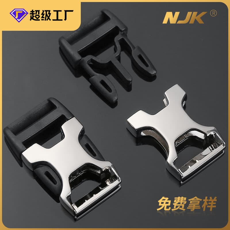 Backpack buckle plastic accessories clothing luggage shoes and clothing buckle clothing foreign trade waist metal zinc alloy buckle wholesale