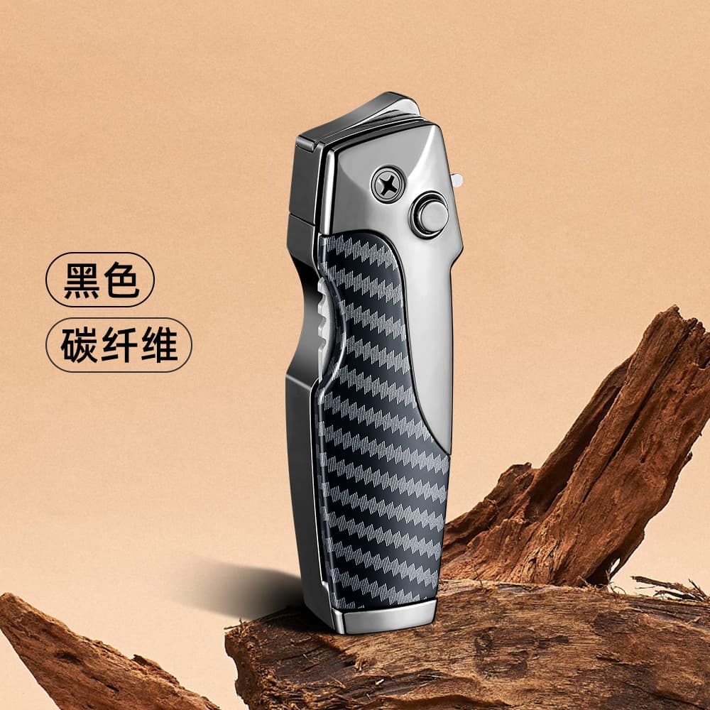 Cross-border Outdoor Tool Metal Folding Lighter Outdoor Direct-Flame Lighter Multifunctional Portable for Camping