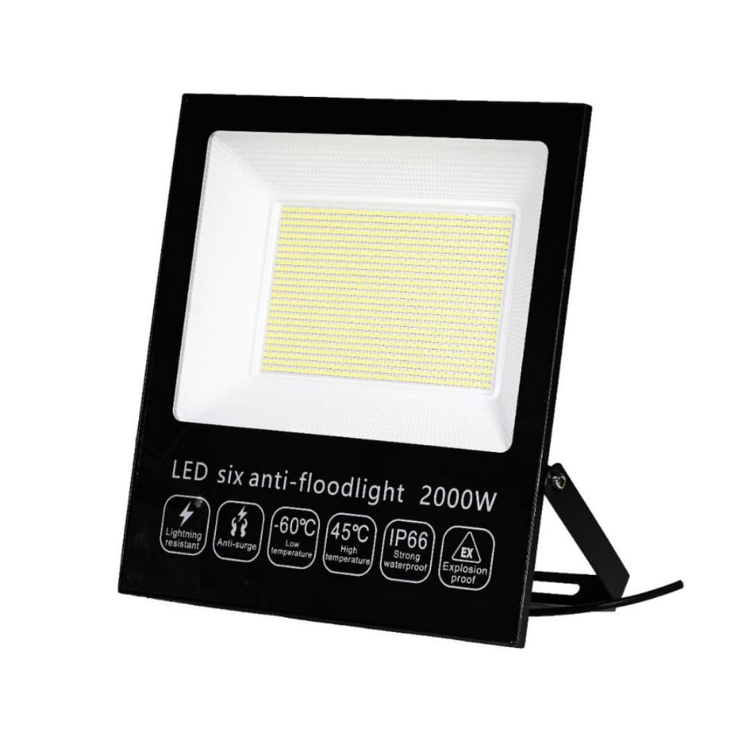 LED High Power Floodlight High Brightness Wide Voltage 110V Cross-border Floodlight Die-cast Aluminum Outdoor Waterproof