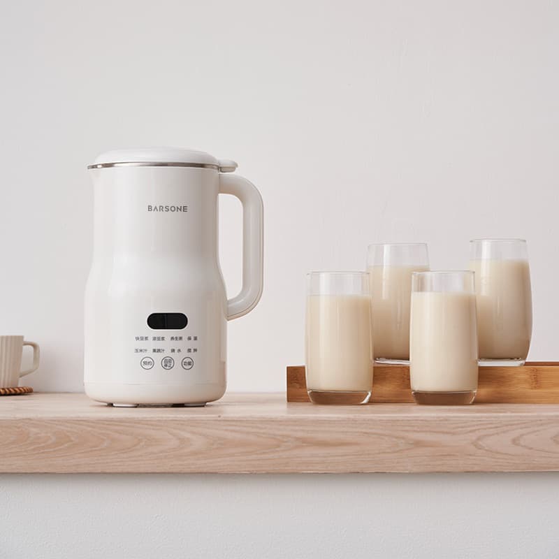 Pengsen 1L Large Capacity Blender and Soy Milk Maker for Home Use, Mini Multi-functional, Low-Noise, Filter-Free, Five-Grain Breakfast Processor