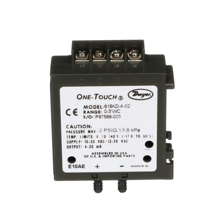U.S. Dwyer Differential Pressure Transmitters 668-1, 668-2, 668-3, 668-4, 668-5, 668-6