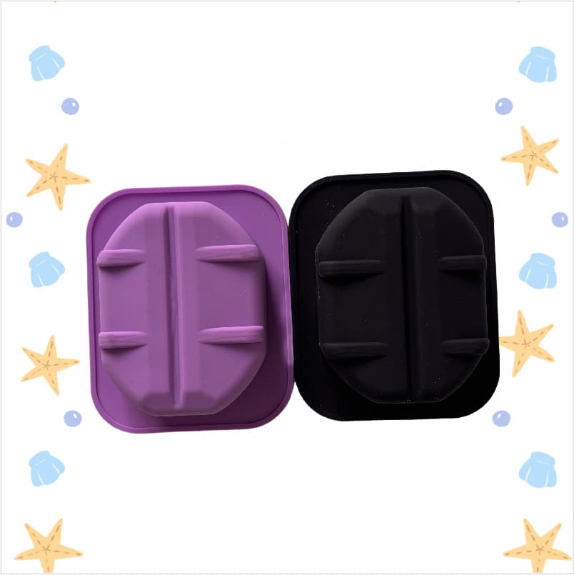 Large Coffee Bean Silicone Mold DIY Soap Mold Aromatherapy Candle Mold Fondant Chocolate Mousse Cake Mold