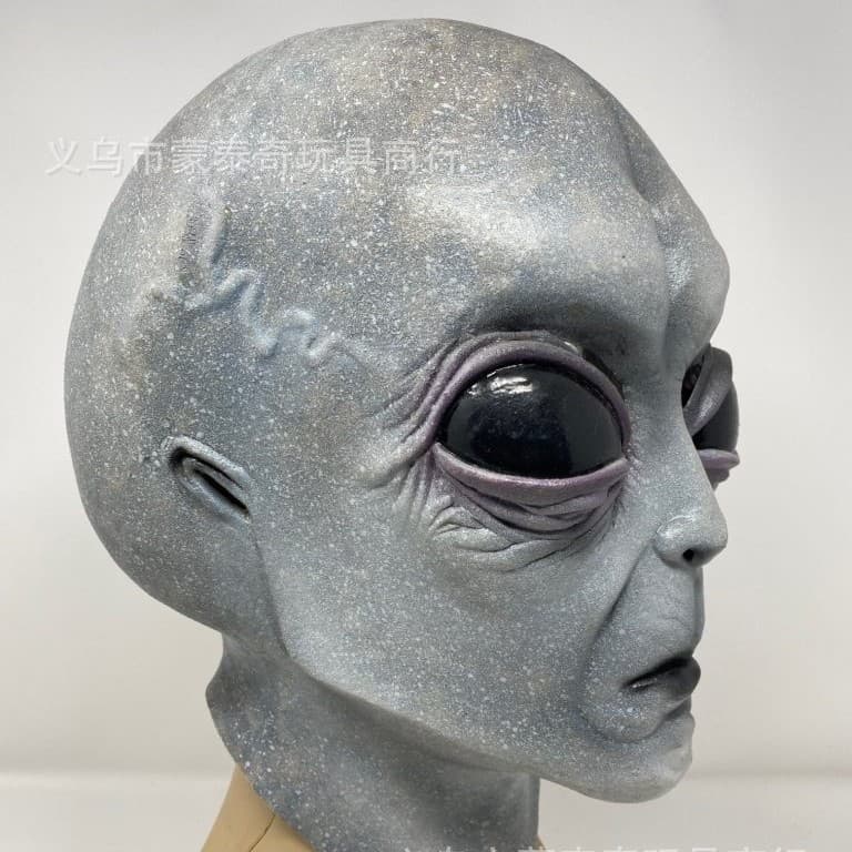 Drop Shipping Cross-Border Halloween New Elderly Mask Old Lady Head Costume Prop Factory Stock