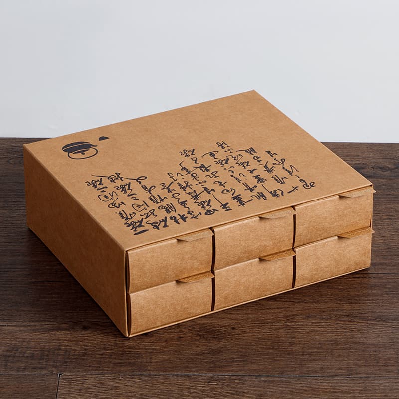 Manufacturer wholesale tea packaging gift box green tea white tea scented tea packaging carton kraft paper drawer tea box empty box