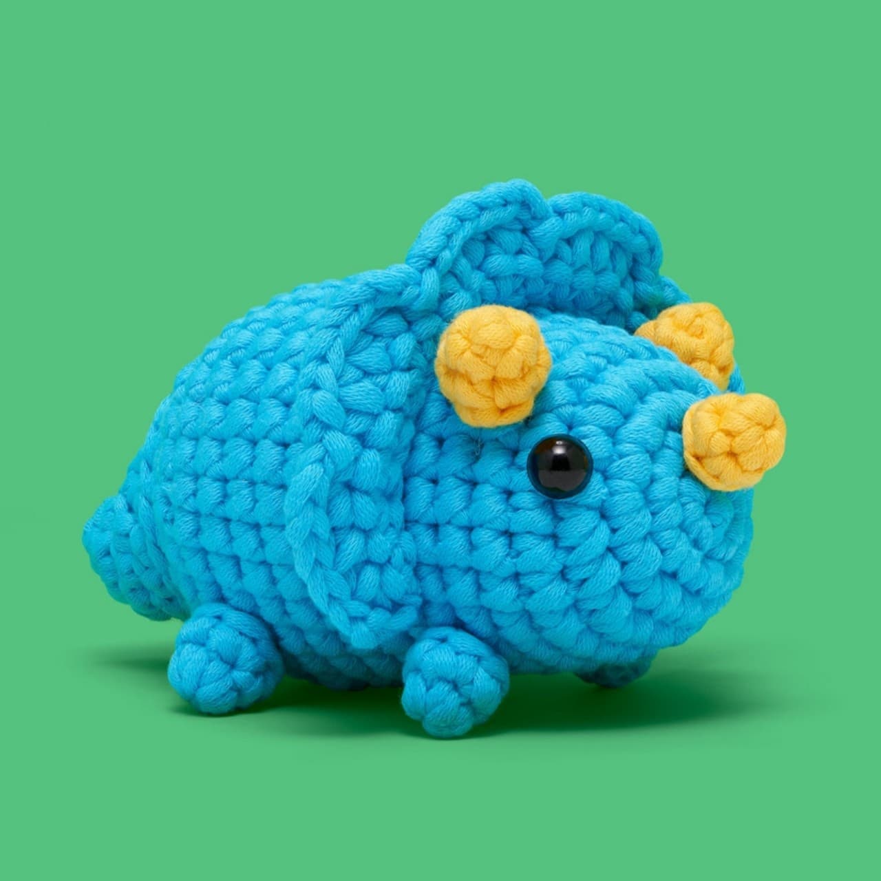 Cross-border best-selling DIY knitting and crochet rhinoceros kit for beginners with English video tutorials