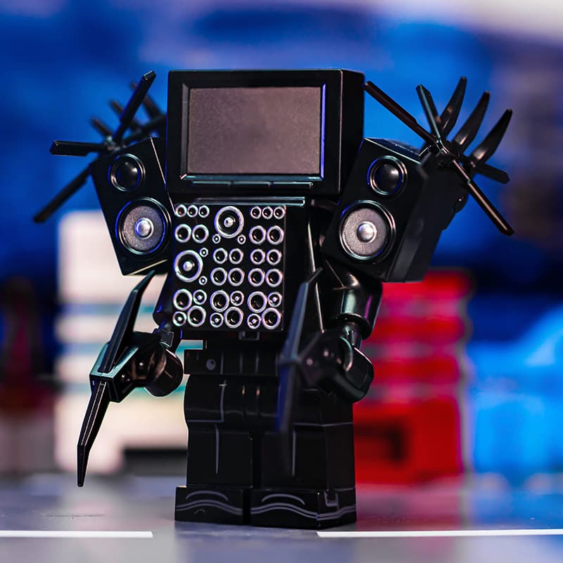 Trendy Toy Titan TV Man vs Toilet Man Cameraman Speaker Man Third-Party Minifigures Compatible with Lego Bricks
