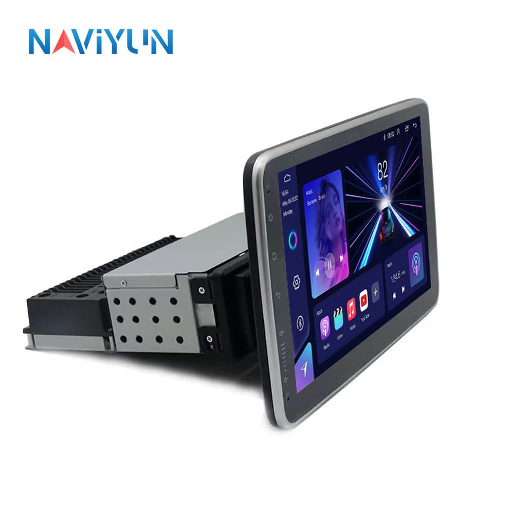 10.1-inch Single DIN 360 Rotating Swivel Screen Android Car Stereo GPS Navigation Radio