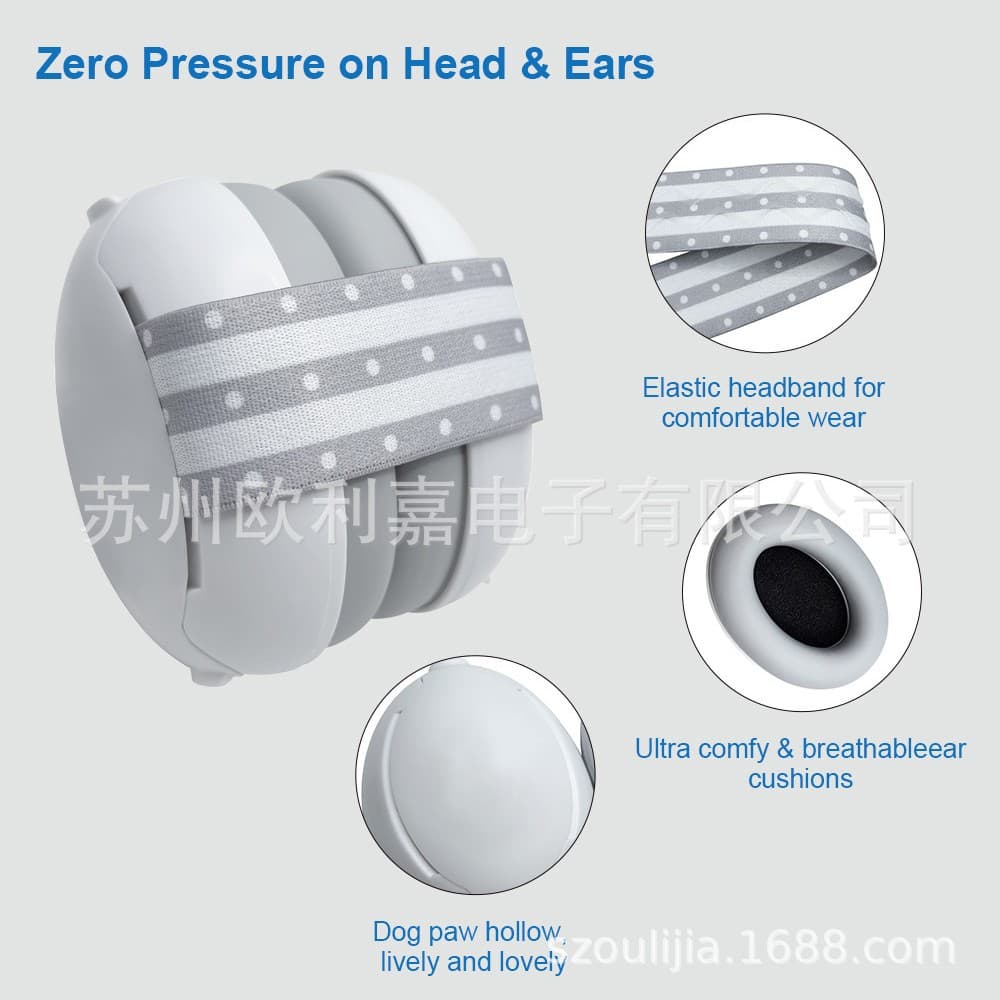 2-in-1 Best-Selling Noise-Reducing Kids Ear Muffs Soundproof Ear Muffs Sleeping Baby Ear Muffs