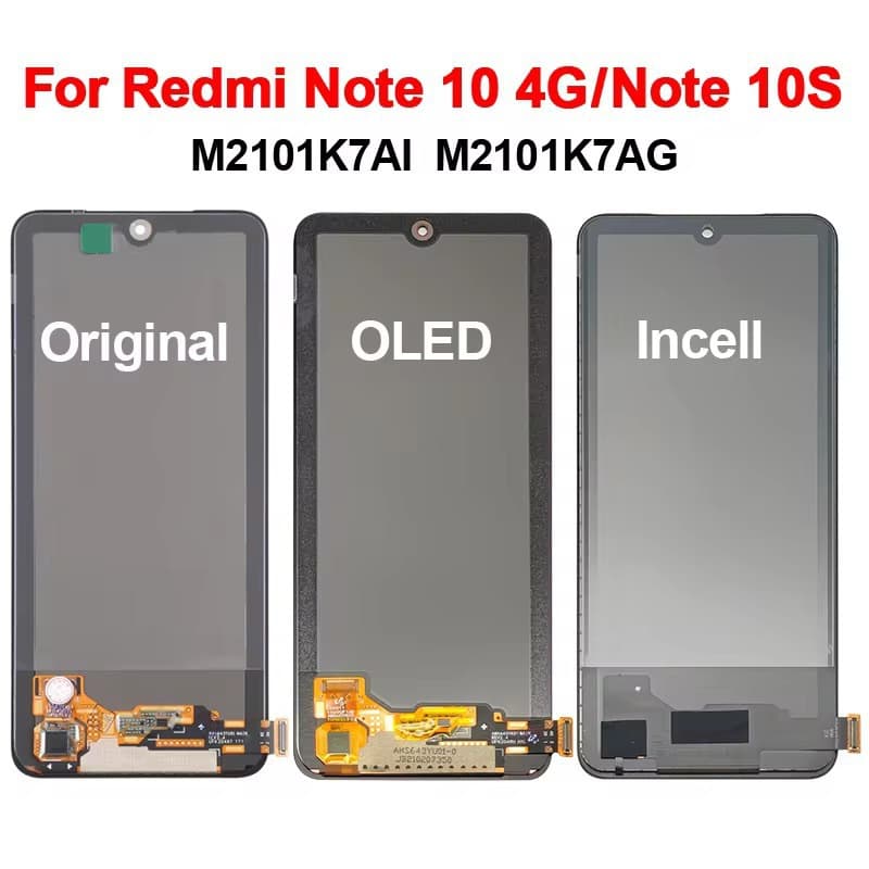 Suitable for Xiaomi Poco M5S Screen Assembly, Redmi Note10, Redmi Note10S LCD Display Screen