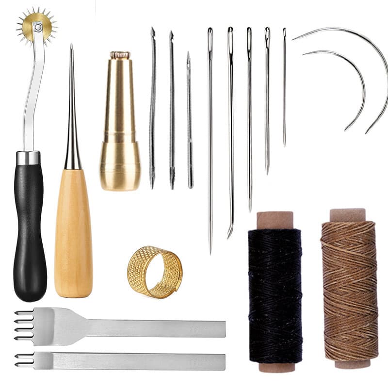 Cross-border new leather tools handmade leather goods making tools leather diy tool set leather bag making tools