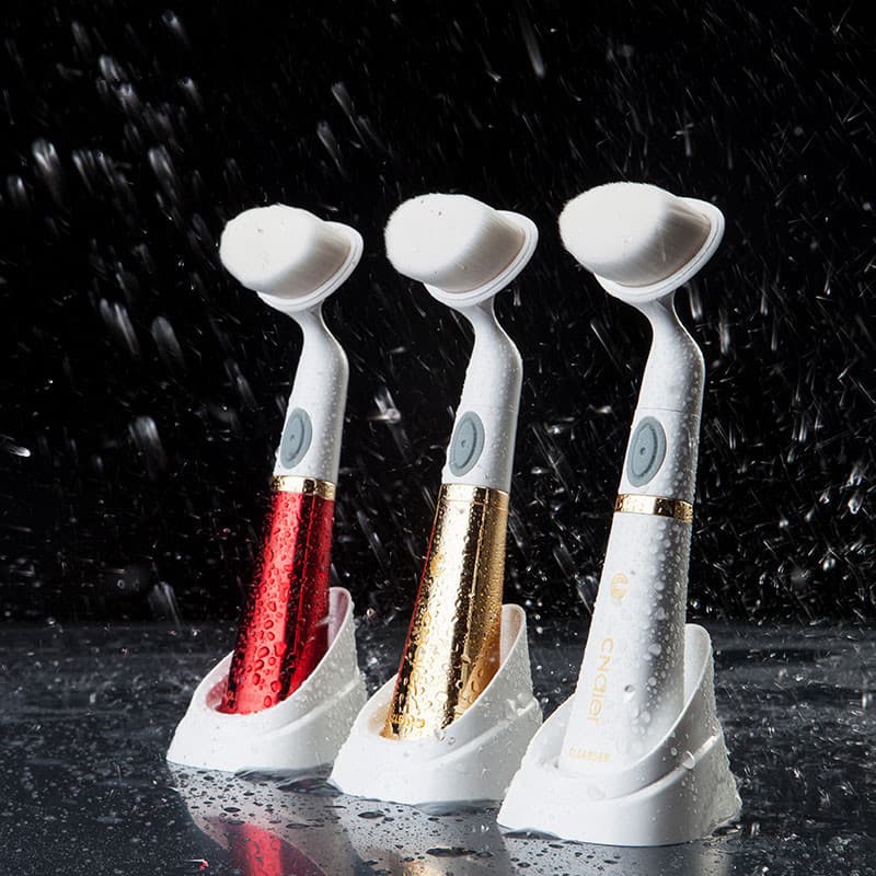 Soft Bristle Electric Facial Cleansing Brush for Pore Cleaning, Home Beauty Device