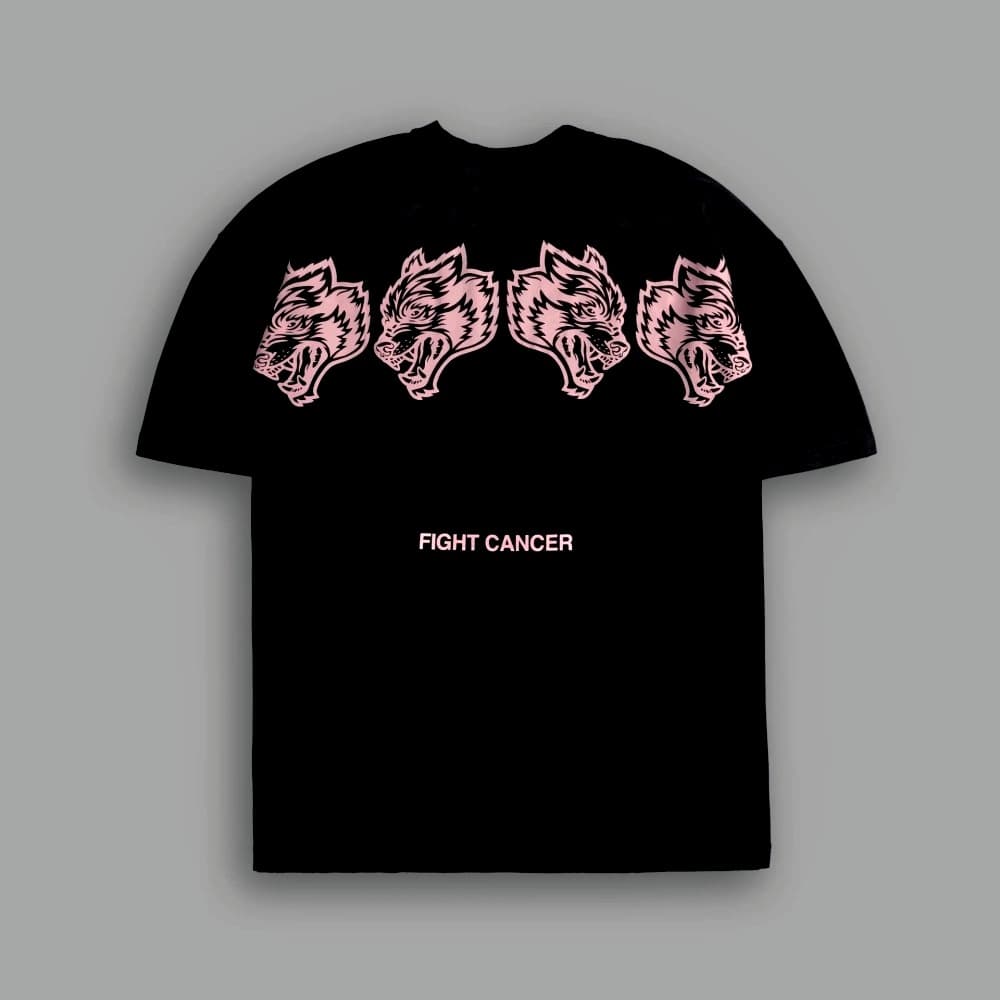 DARC SPORT American wolf head print loose short-sleeved T-shirt for men and women couples classic tops cross-border hot style