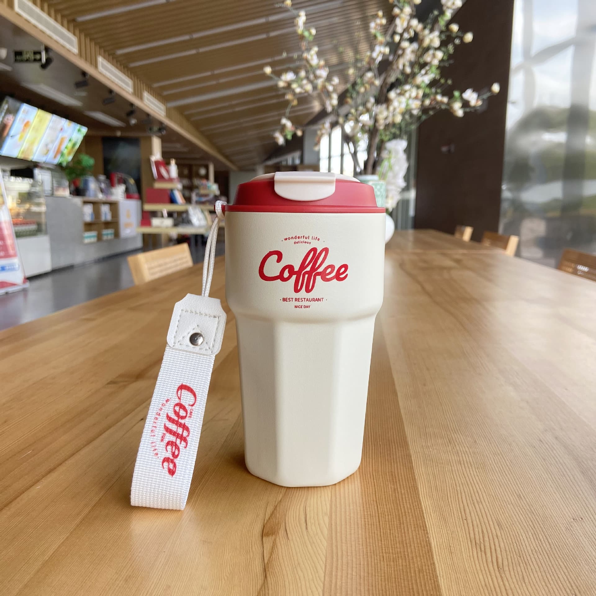 304 Stainless Steel Coffee Cup, Cola Car Insulated Cup, High Appearance Portable Handle Cup for Students, Wholesale Custom