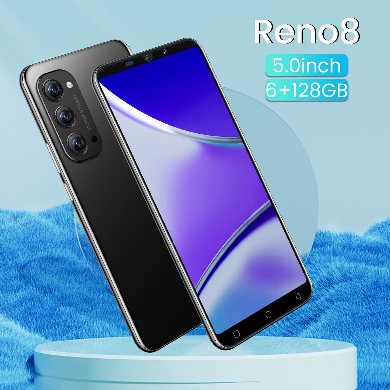Reno8 Smartphone 5.0 Inch Android Foreign Trade Low Price Source Factory Wholesale Smartphone
