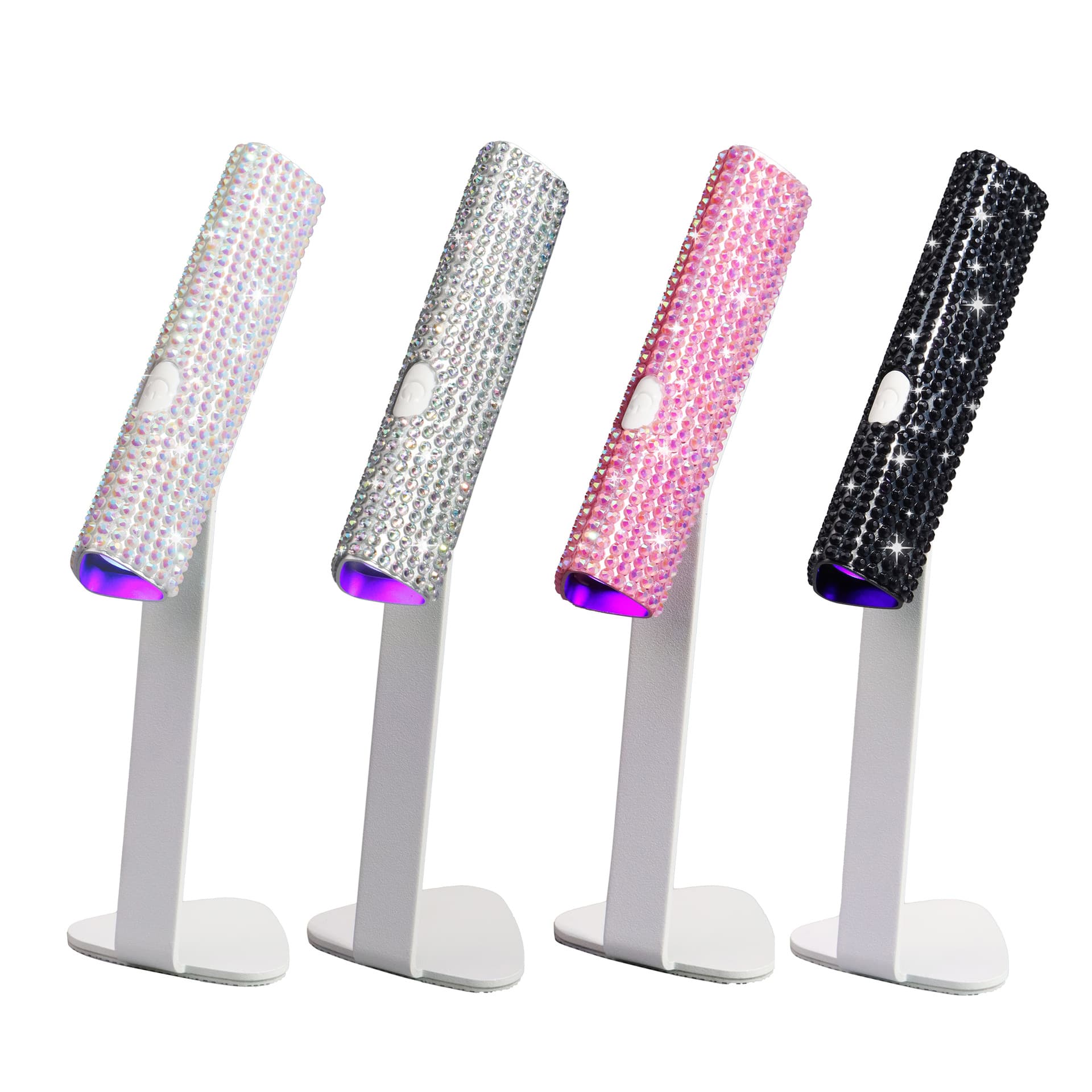 Diamond-Embedded Nail UV Lamp Handheld Linear Light Fast Drying Non-Blackening Nail Extension Curing Lamp Magnetic Suction Stand