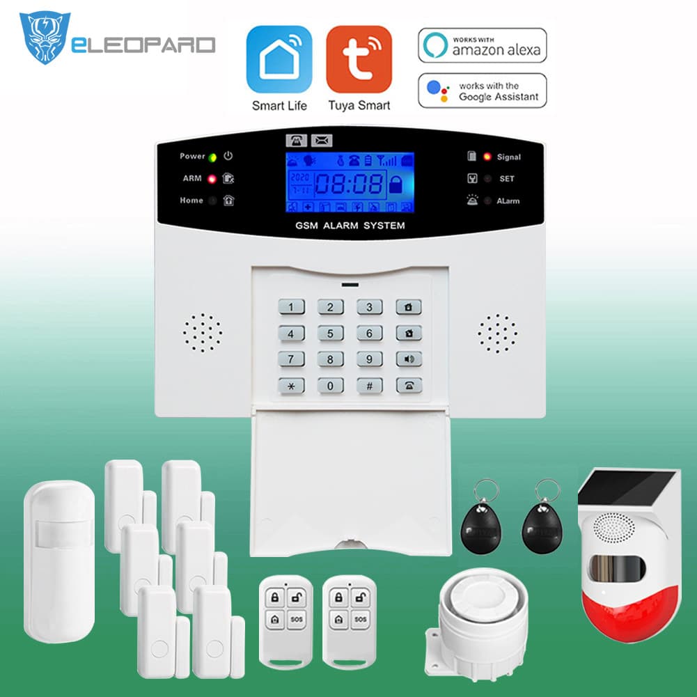 Doodle Smart GSM SIM Card Anti-Theft Alarm System Remote WIFI APP Smart Alarm Clock Consumer Electronics Intelligent Automation