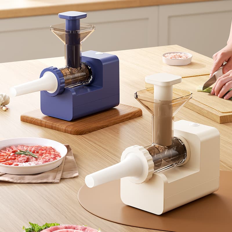 Electric Sausage Stuffer Machine, Fully Automatic Home Sausage Maker with Manual Option for Salami and Meat Sausages