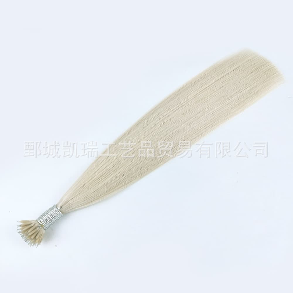 Braided Hair Iron Wire Stick Hair Glue Hair Bundle Real Hair Nano Ring Hair Extension