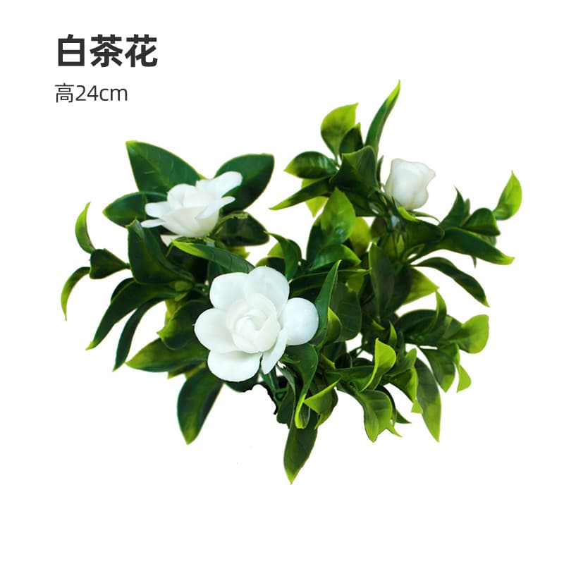 Anti-aging UV-resistant simulation flower vine for commercial landscape soft decoration artificial plant wall green foliage accessories