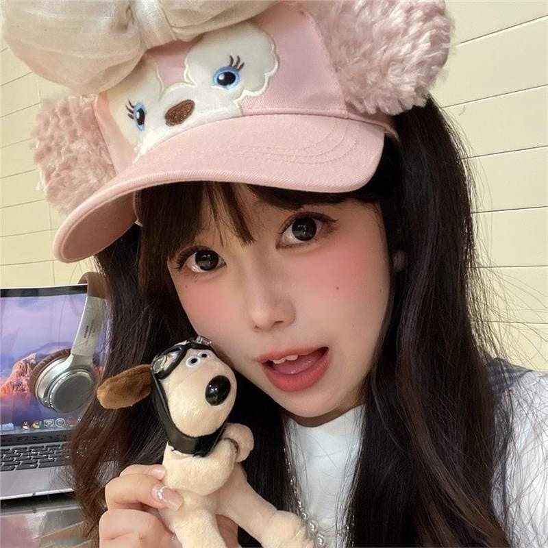 Affordable alternative to Shirley May hats, visor caps, baseball caps, cute hats that make your face look smaller, warm hats with bear-shaped ears.