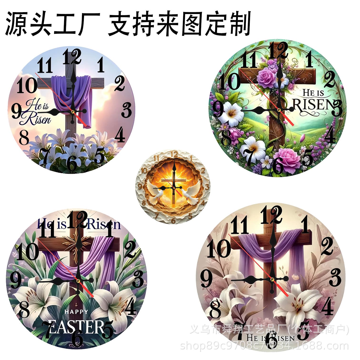 Cross-border popular minimalist wall clock, Roman numeral wall clock, silent large wall sticker clock for home living room