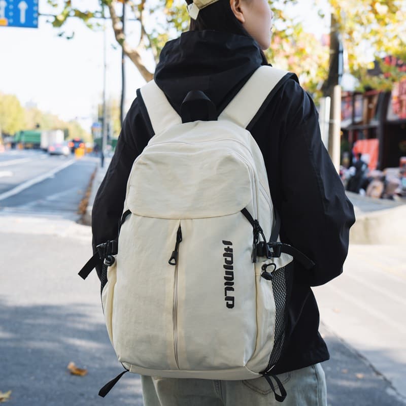 Japanese-Style Lightweight Ergonomic Backpack for Women, Large Capacity School Bag for Middle High School Commute, Outdoor Hiking Travel Backpack for Men