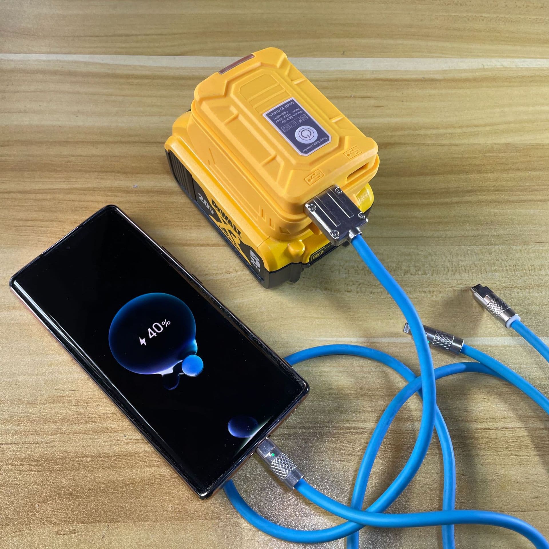Foreign Trade 24V Lithium Power Bank Converter DW Socket Lithium Electric Power Tool Accessories Bare Metal