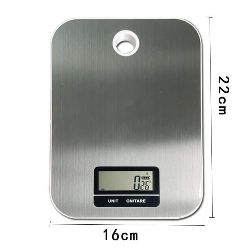 Source Manufacturer Stainless Steel Electronic Baking Scale 5Kg/1G with Hanging Hole Touch Screen Scale Household Kitchen Scale