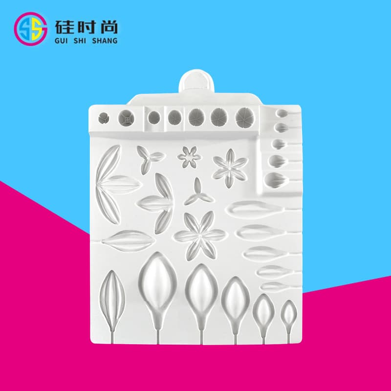 New Petal Silicone Mold Succulent Plant Cake Decoration Fondant Mold Chocolate Mold DIY Baking Tool