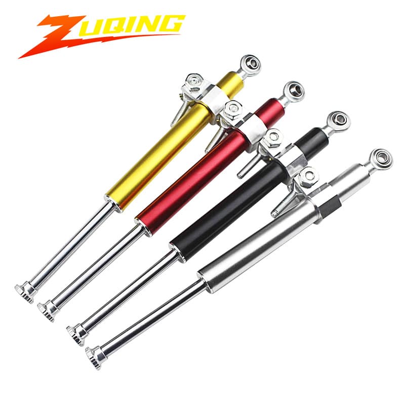 4-Color Universal 330MM Motorcycle Stabilizer Steering Damper Aluminum Alloy Shock Absorber Direction Damper Accessories