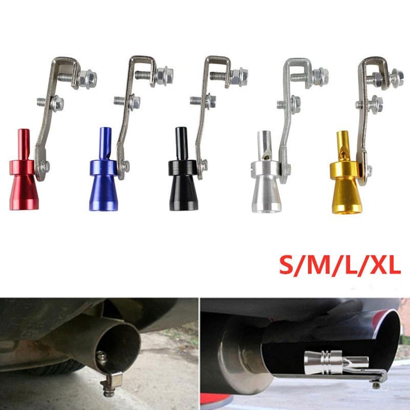Car Modification Turbo Whistle Exhaust Sound Simulator Motorcycle Tailpipe Whistle Turbo Booster