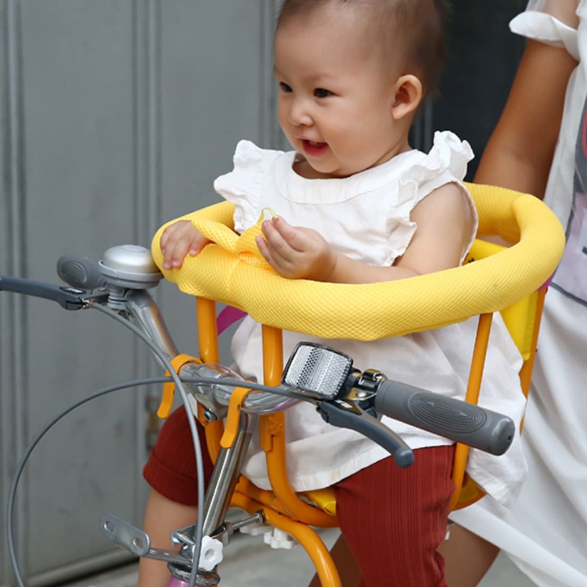 Wholesale Large Front-Mounted Bicycle Child Seat, Front and Rear Dual-Use Baby Seat