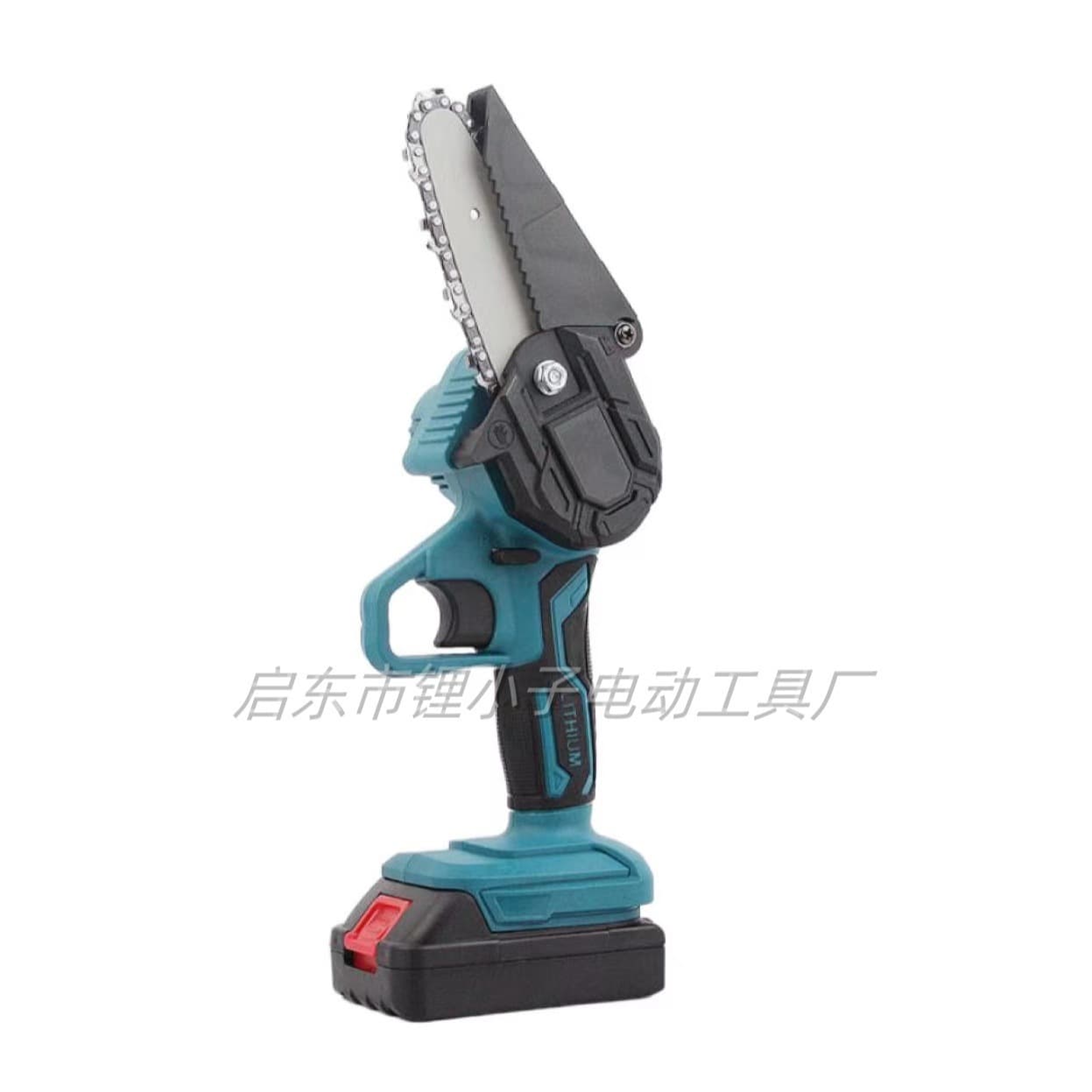 4-inch 6-inch Mini Cordless Chainsaw, Portable Electric Chain Saw, Outdoor Wireless Logging One-Handed Saw for Tree Pruning
