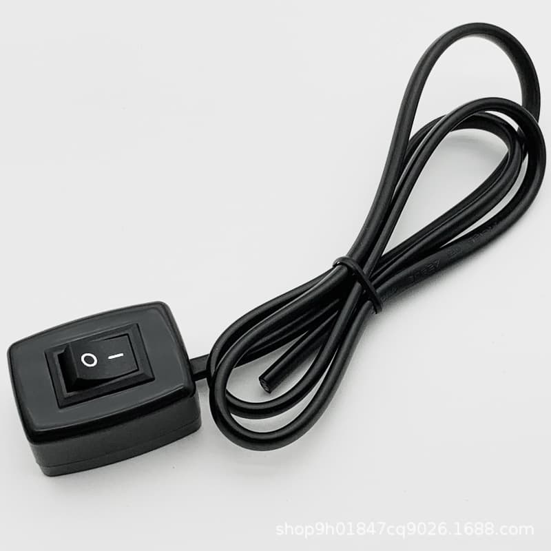 Car and Motorcycle Modification Add-on Switch, Button Rocker Switch with Wire, Car Adhesive Switch, 3A 24V with Light